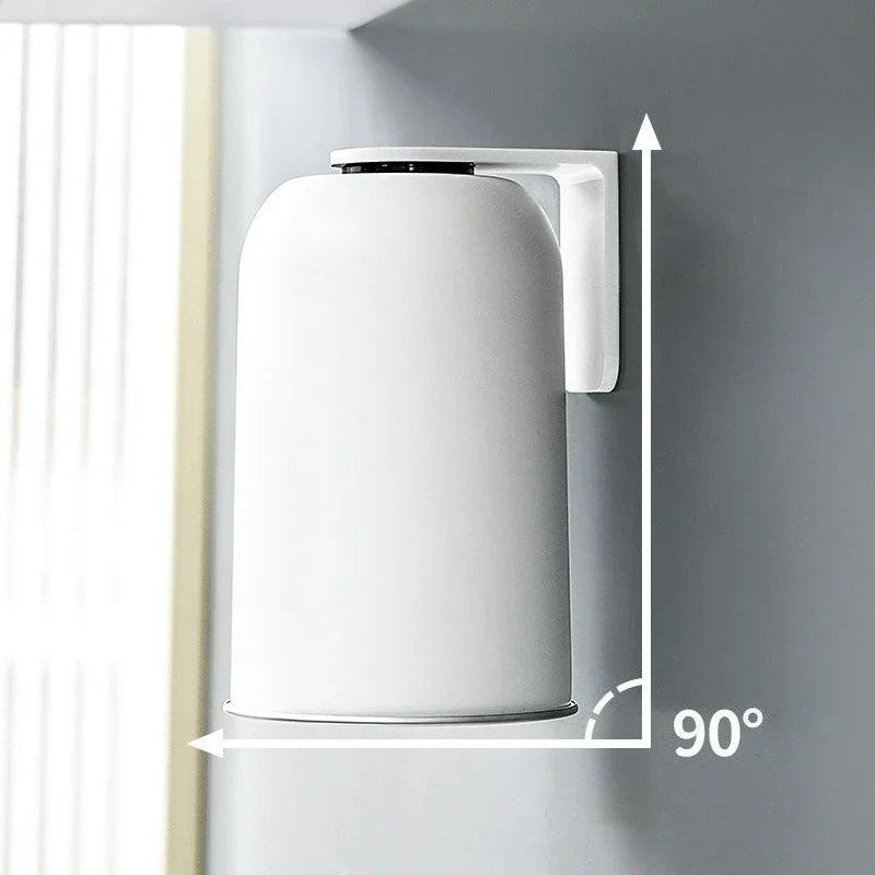 Magnetic Mouthwash Cup 304 Stainless Steel Tooth Brushing Cup Wall Mounted No Punching Household Water Cup Large Capacity New Oasis Select