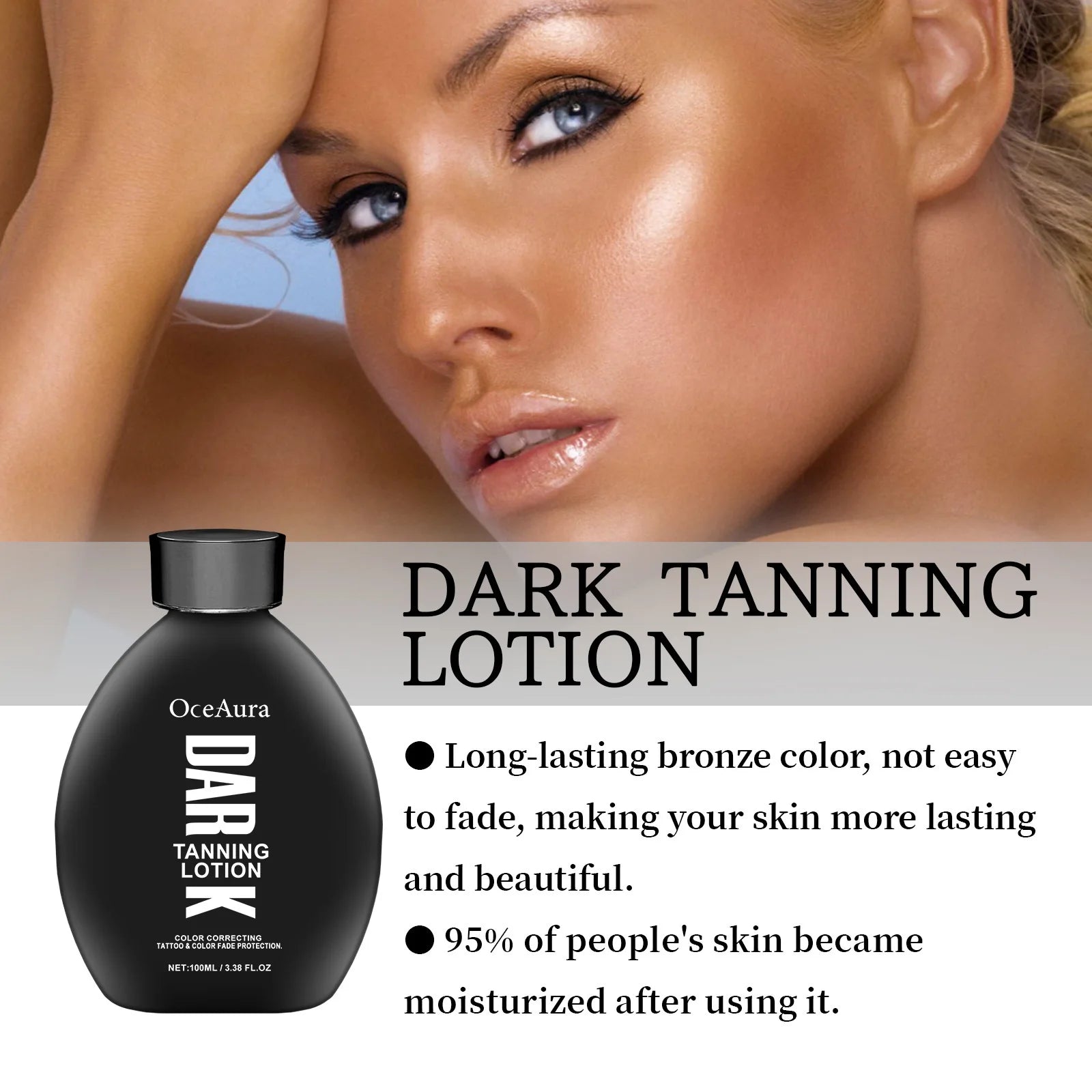 OceAura Self-Tanning Lotion – Natural Bronzer for Face & Body Self-Tanning Lotion Oasis Select