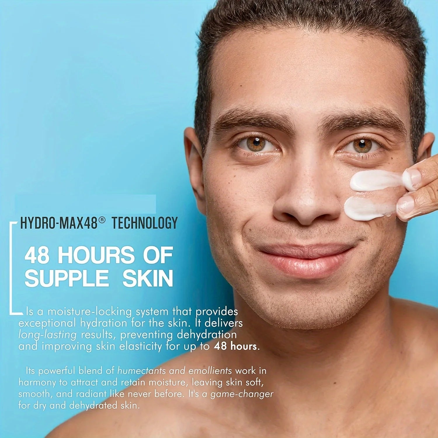 Men's Face Moisturizer – Hyaluronic Acid, Collagen & Vitamin E Men's Face Moisturizer Oasis Select