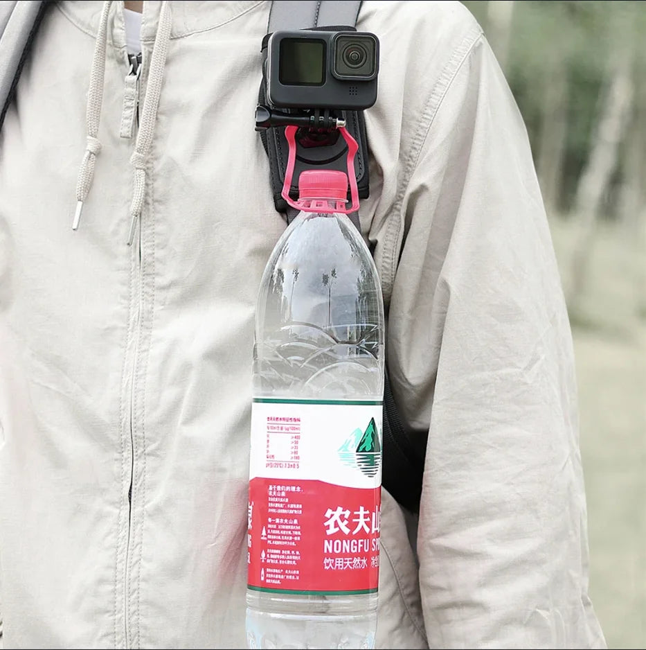 360° Rotating Backpack Strap Mount for GoPro, DJI & Insta360