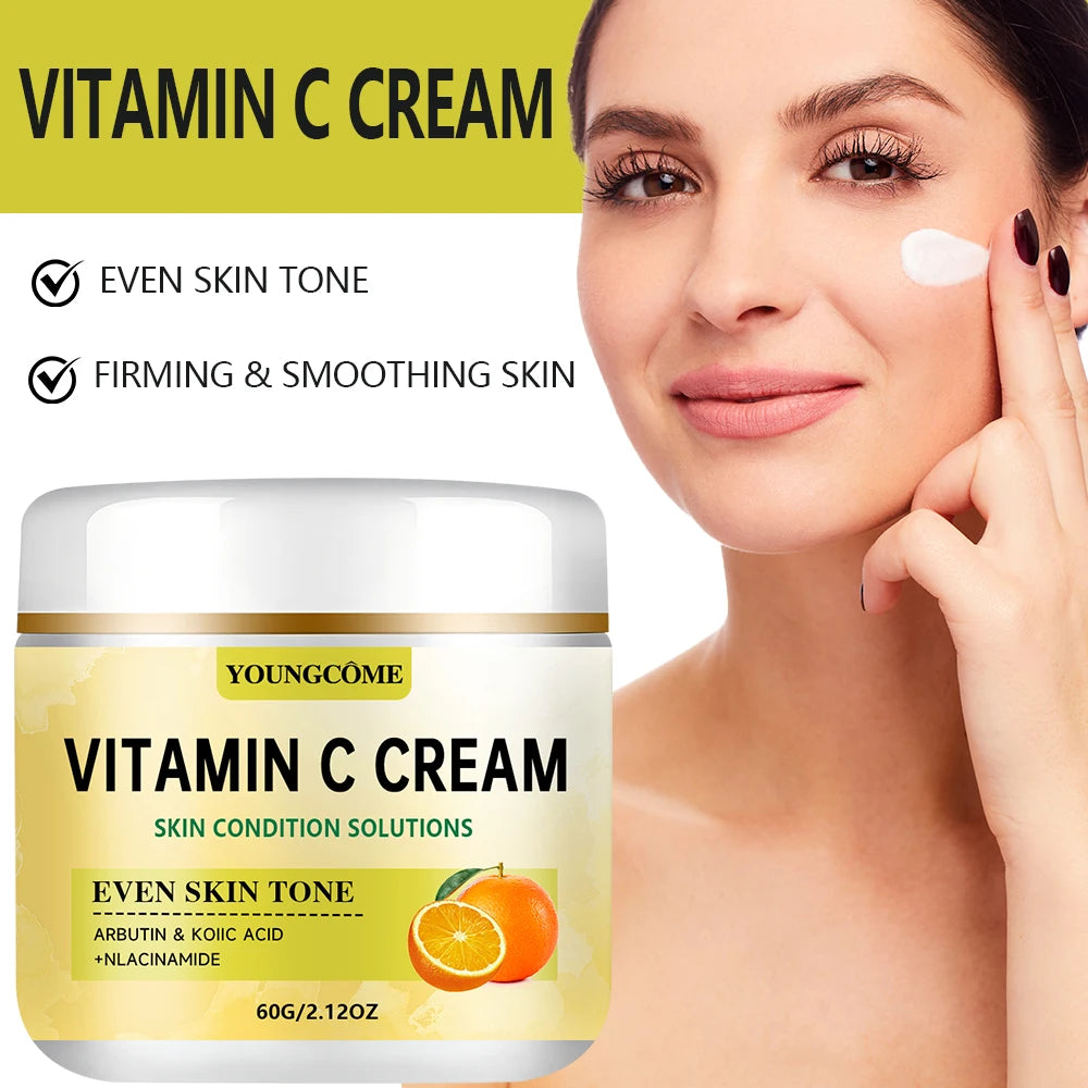 Vitamin C Turmeric Face Cream – Hyaluronic Acid & Retinol 60g