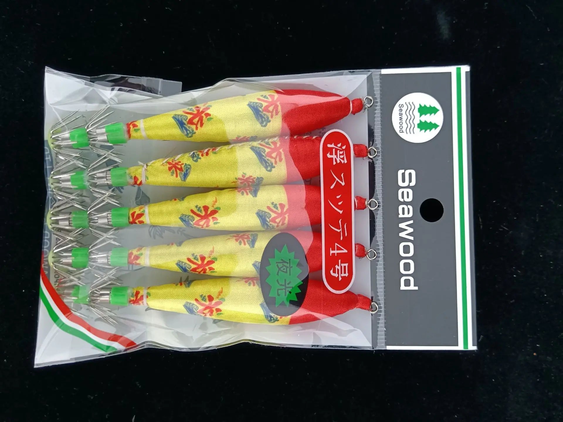 5pcs multi-color strong luminous squid needle 4.0 # octopus hook squid needle lure bait Oasis Select 8