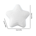 LED Stars Night Lights Star Shaped LED Bedside Night Light Home Decoration Baby Room Lighting USB Charging Cute Star Lamp Oasis Select white light