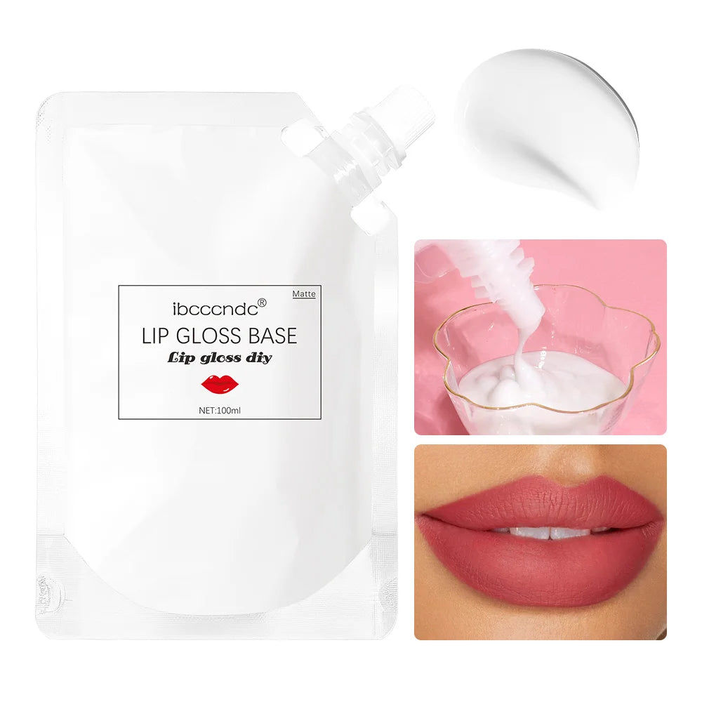 DIY Lip Gloss Base Gel – Matte, Waterproof & Non-Stick 100ml Lip Gloss Base Oasis Select