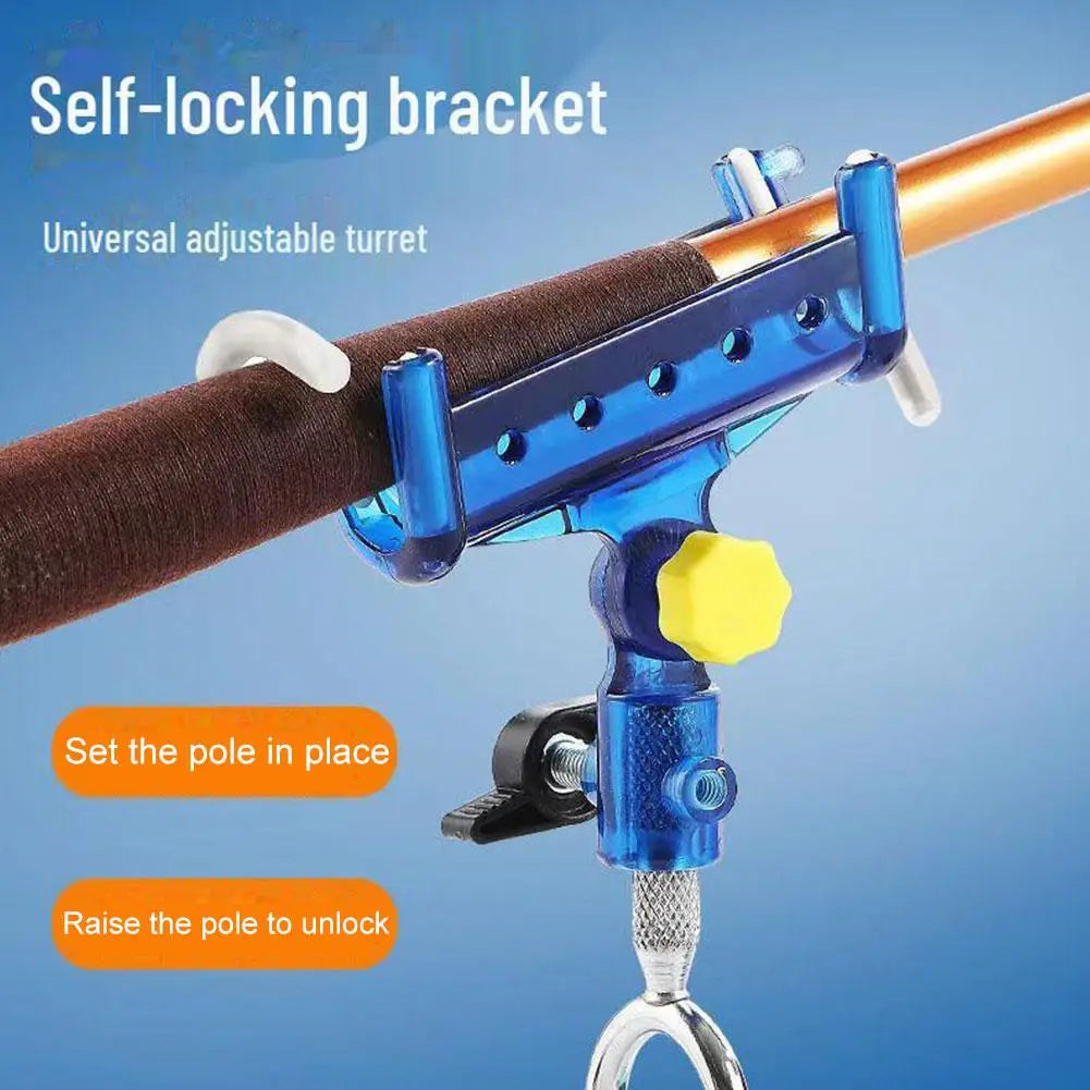 360° Adjustable Stainless Steel Fishing Rod Holder Bracket