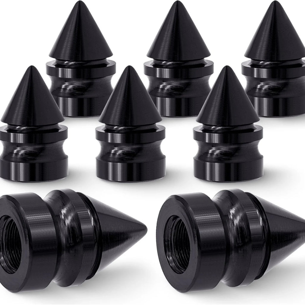 Automobile, motorcycle, conical tower shaped aluminum alloy valve cap, colored valve cap, pointed cap Oasis Select