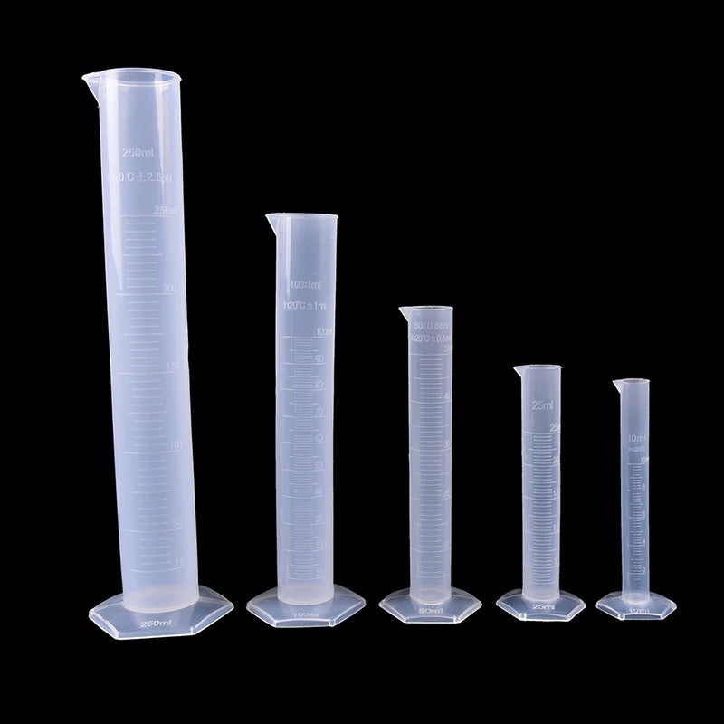 10/25/50/100/250ML Plastic Measuring Cylinder Laboratory Test Graduated Tube Oasis Select 50mL ...