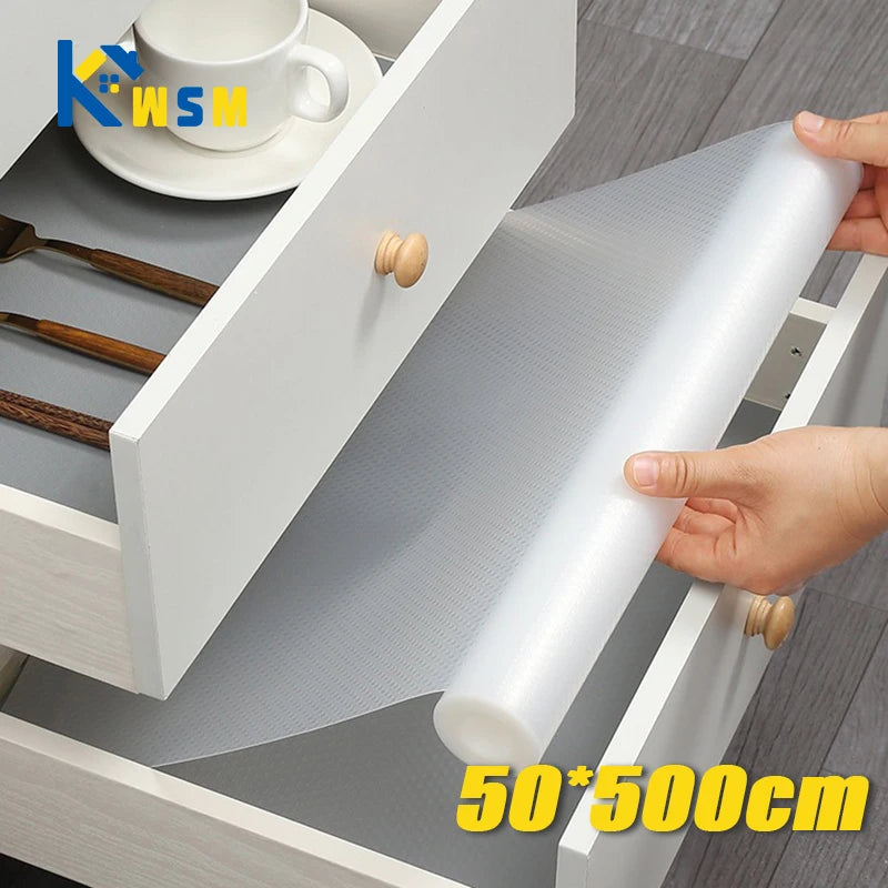 Reusable Kitchen Cabinet Mats Drawer Mats Washable Dustproof and Non-slip Placemats Refrigerator Non-slip Mats Shelf Paper Oasis Select