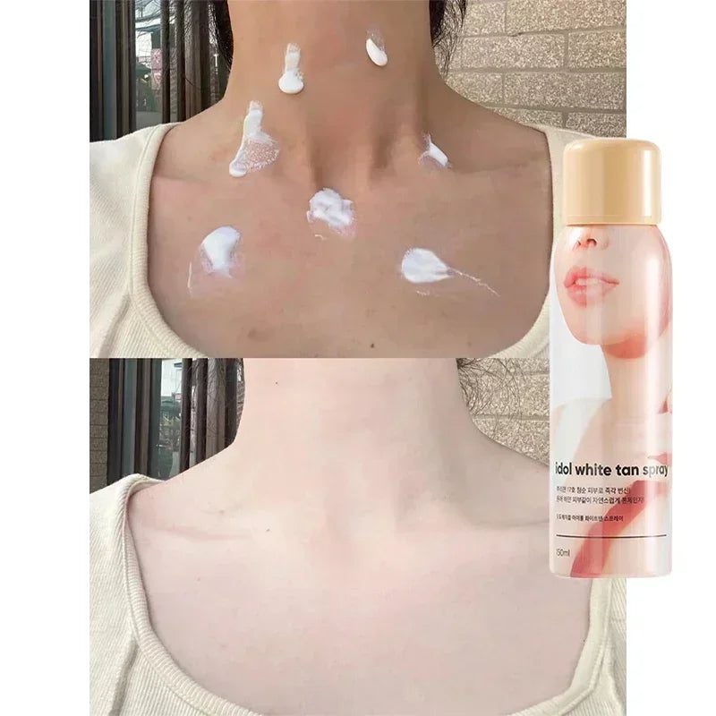 150ml Korean Idol Spray Body Foundation Concealer Brighten Whitening Moisturizing Bb Cream Base Face Foundation Liquid Oasis Select