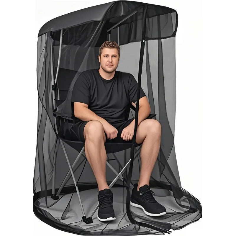 Portable Outdoor Detachable Mosquito Net Easy Setup Foldable for Garden Courtyard Fishing Camping Travel Patio Rocking Oasis Select