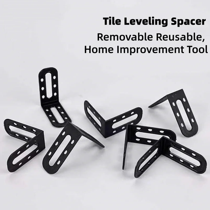 25Pcs Tile Leveling System Clips Male Angle Floor Wall Tile Leveler Spacers Locater Adjuster Put Building Construction Tools Oasis Select