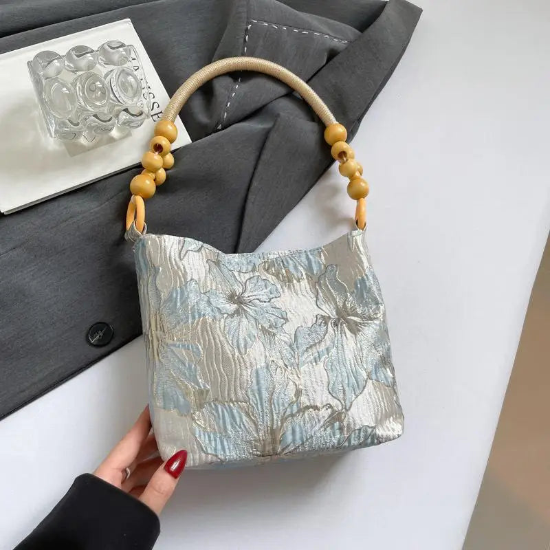 Chinese Butterfly Embroidered Shoulder Bag | Retro Women's Handbag