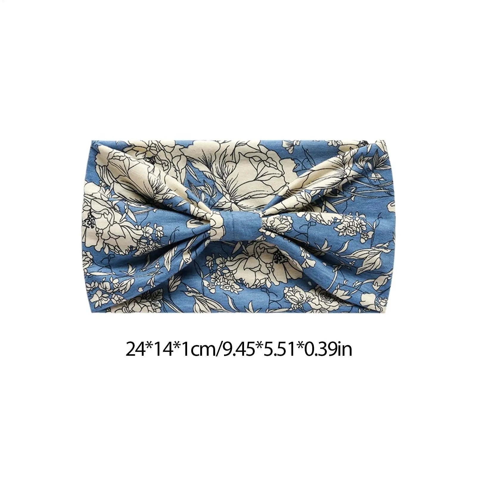 6Pcs Twisted Wide Headbands for Women Large Turban Workout Headband Fashion Yoga Hair Bands Boho Twisted Thick Hair Accessories Oasis Select