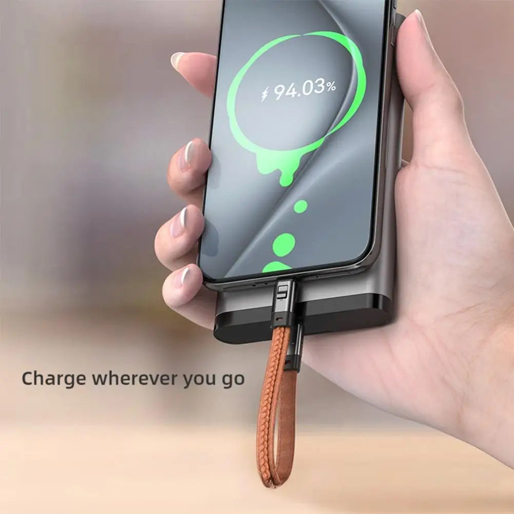 240W USB-C Keychain Charging Cable | PD Fast Charge Type-C