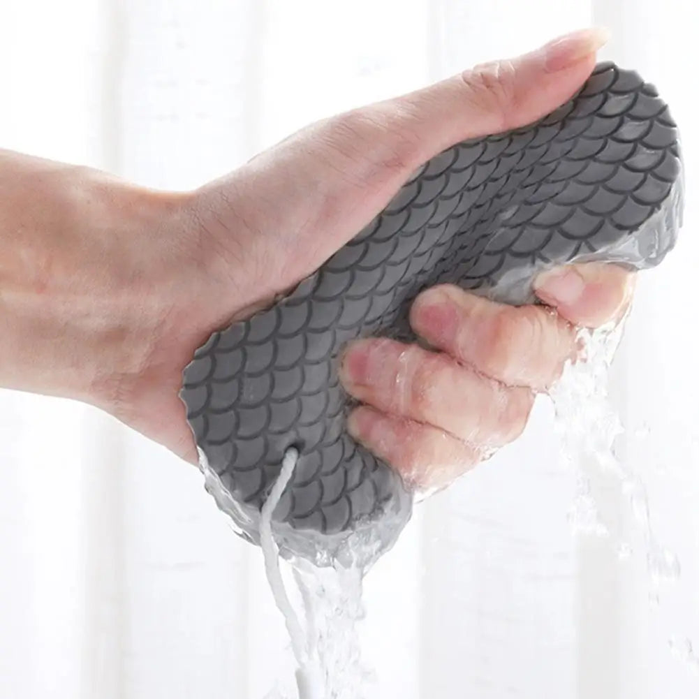 Painless Bath Sponge Brush Exfoliating Scrubber Magic Rub Mud Sponge For Adults Baby Kids Household Shower Scrub Cloth Bathing Oasis Select