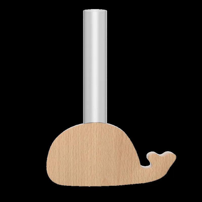 Solid Wood Refrigerator, Magnetic Glass Test Tube, Vase, Flower Arrangement, Creative Decoration, Wall-mounted Small Vase Oasis Select whale