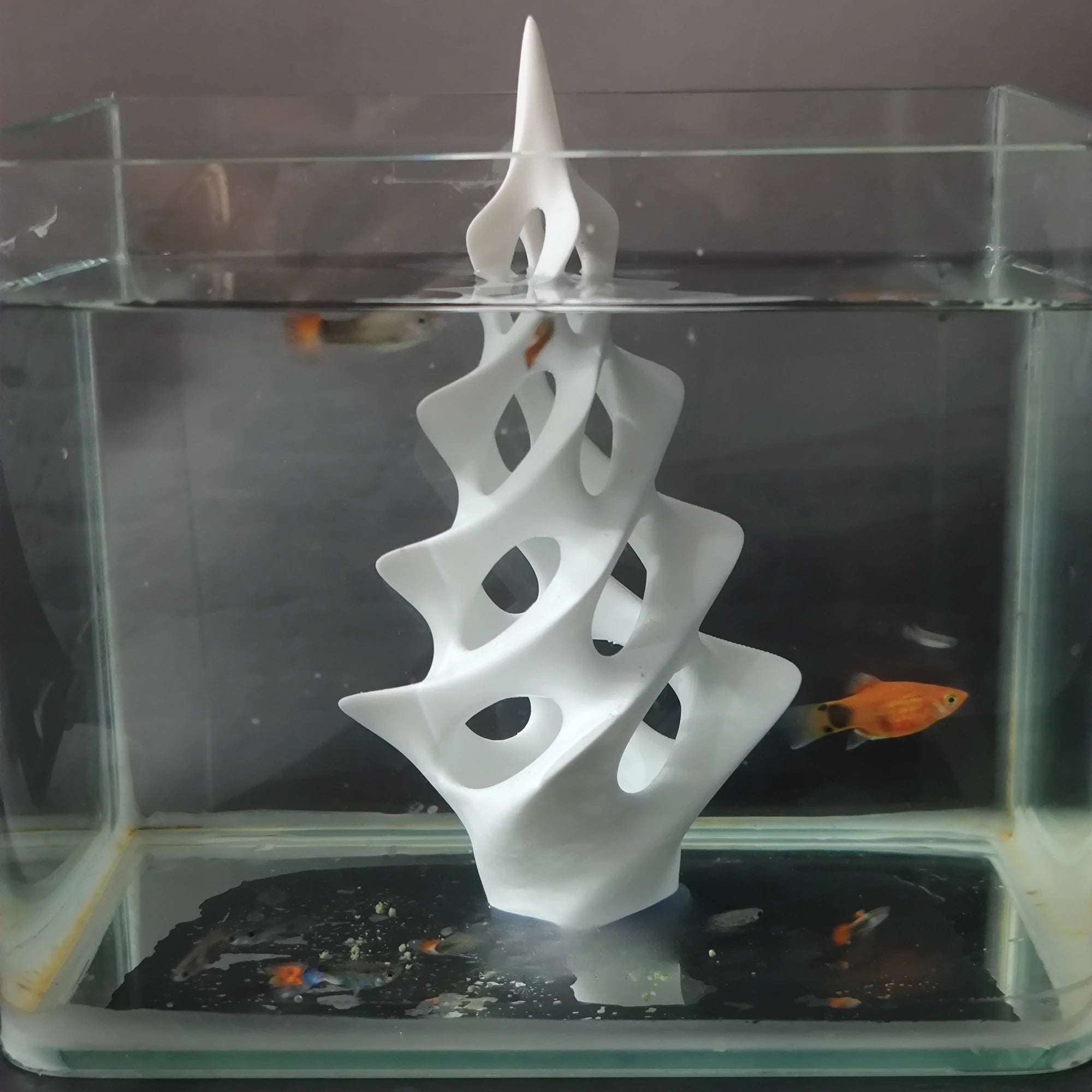 Hollow Tree Aquarium-Safe Fish Hideout Multi-Hole Shelter Creative Art Ornament Decor for Small Fish Shrimp Aquarium Accessories Oasis Select