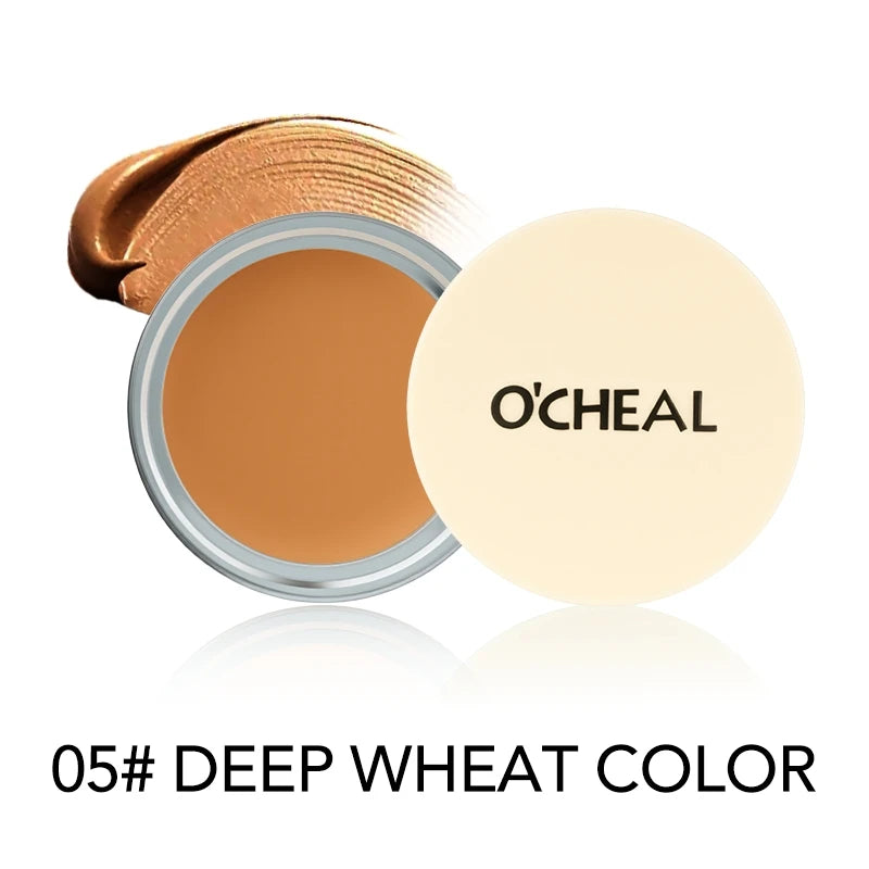 Long Lasting Full Coverage Concealer Cream Waterproof Tattoo Cover Dark Circle Liquid Foundation Contouring Makeup Cosmetics Oasis Select 05 DEEP WHEAT COLOR