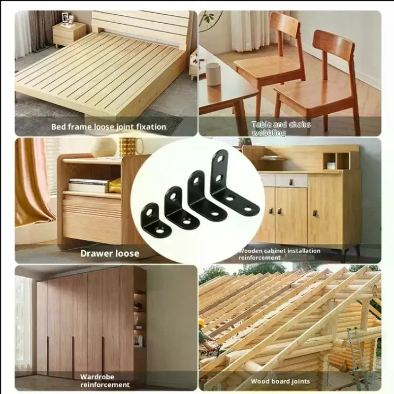 Stainless Steel Angle Bracket, Right Shelf Support, Corner Bracket, 90 ° Furniture, L or I Shape, 10 Pcs, 20Pcs Oasis Select