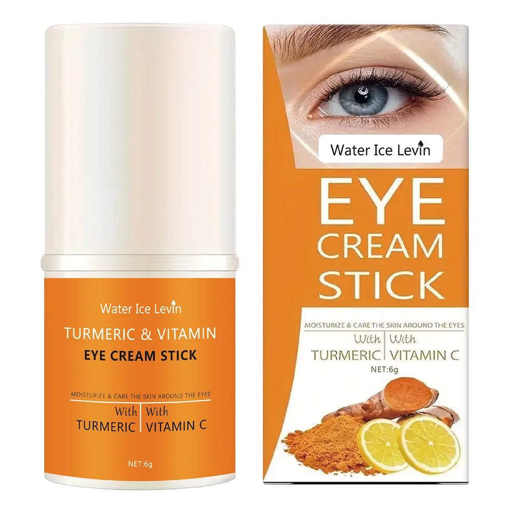 Turmeric vitamin c eye cream stick nourish skin, improve fine lines, relieve eye bags and dark circles, brighten eye skin Oasis Select 6g A Box