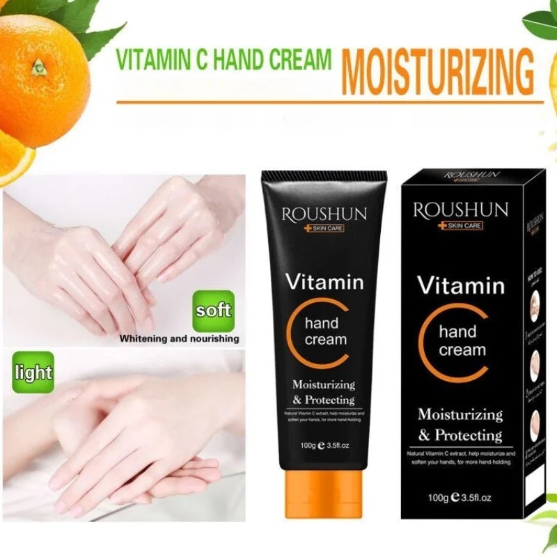 ROUSHUN Vitamin C Hand Cream – Moisturizing & Non-Greasy