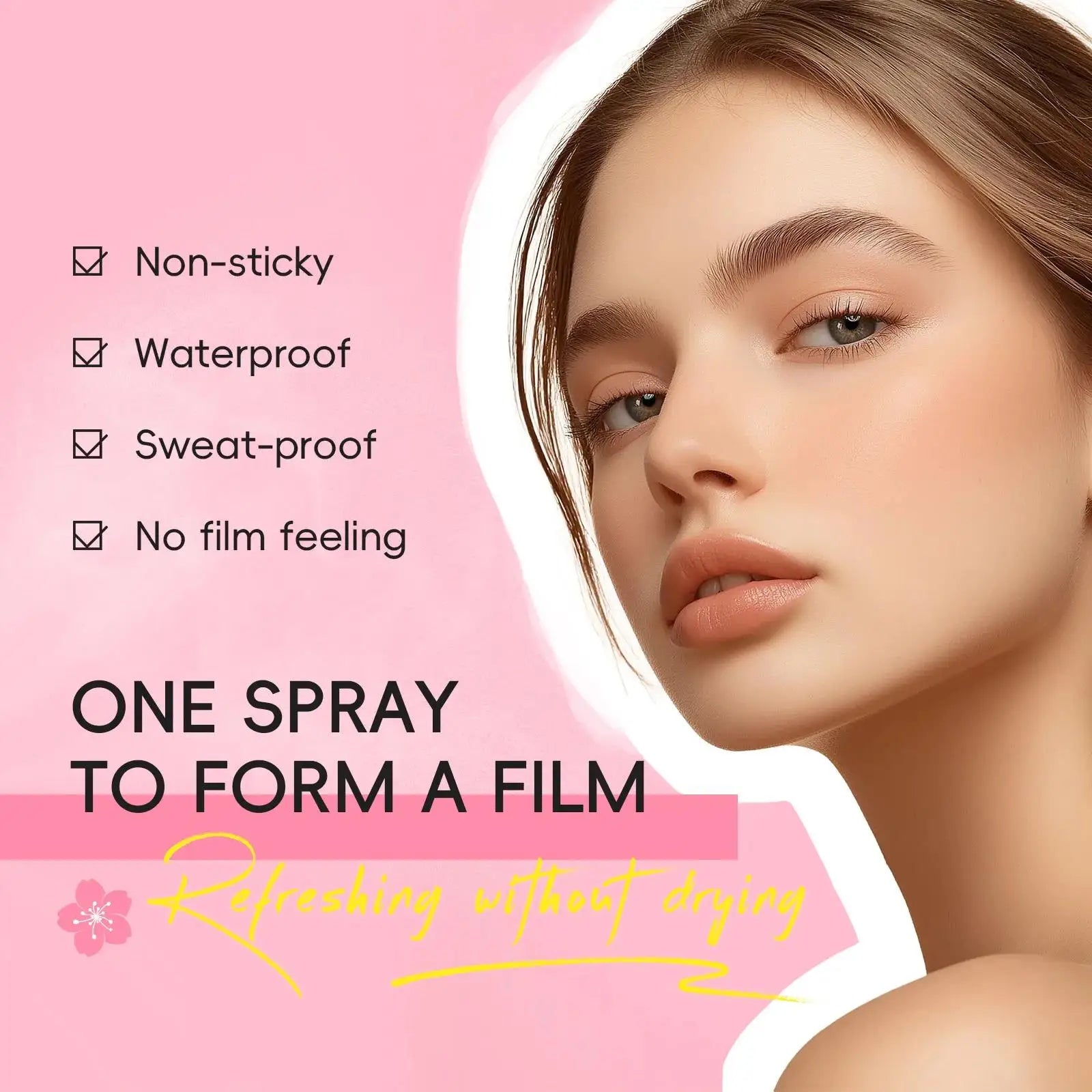 LAIKOU Sakura Matte Makeup Setting Spray Oil Control 80ml