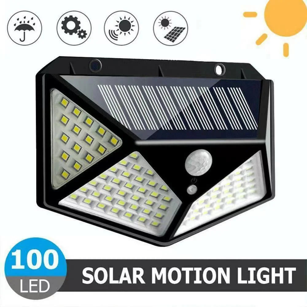 LED Solar Lights Outdoor Waterproof External Solar Lamp Motion Sensor Garden Lights Solar Power Sunlight Yard Wall Street Light Oasis Select