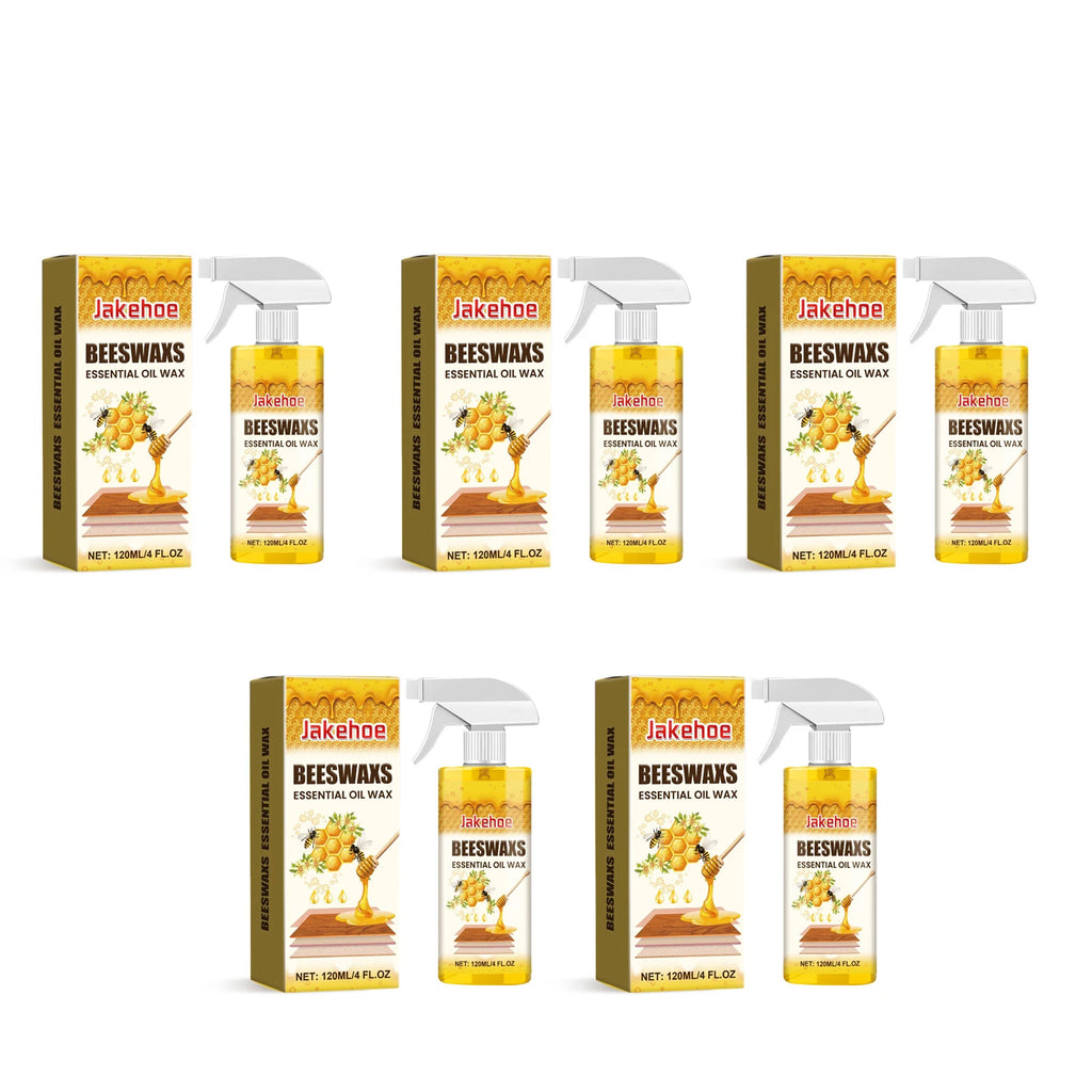 Furniture Solid Wood Care Polishing Beeswax Spray Waterproof Multipurpose Wear Resistant Wooden Floors Chair Cabinet Furniture Oasis Select 5sets boxed