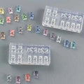 1/2PCS Mini Bear Mold 3D Silicone Molds for Resin Jewelry Making Supplies Nail Art Charms Oasis Select 2pcs