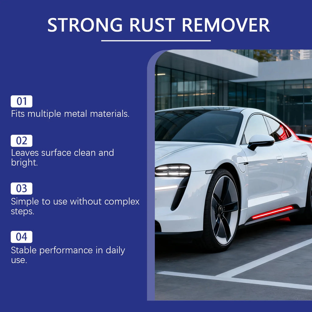 Automobile Rust Removal Spray Brake Maintenance Cleansing Metal Chrome Paint Surface Inhibitor Lubricant Truck Derusting Spray Oasis Select