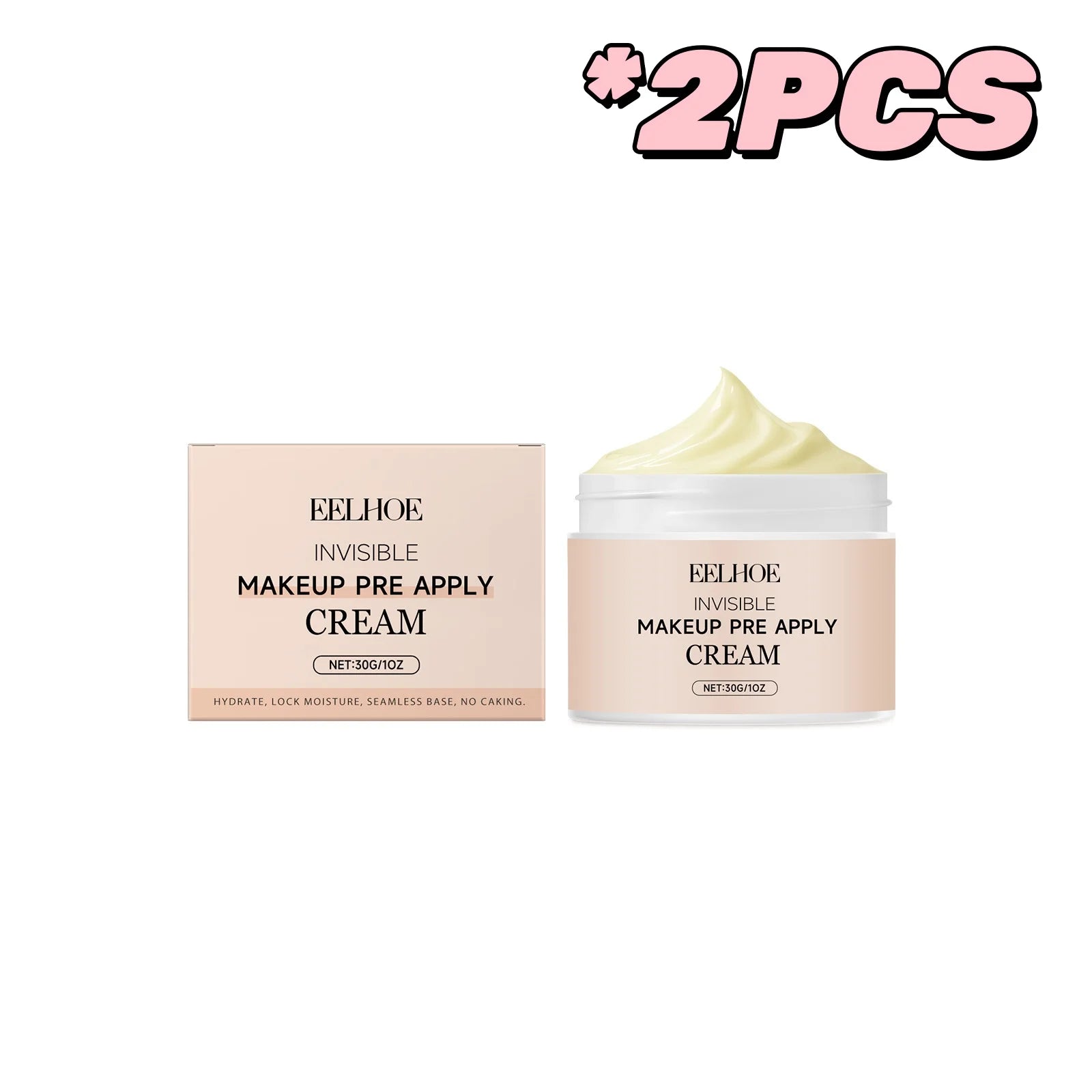 EELHOE Invisible Pore Isolation Primer UV Protection Brightening Long Lasting Makeup Base Face Cosmetic Oasis Select 30g Boxed X2PCS