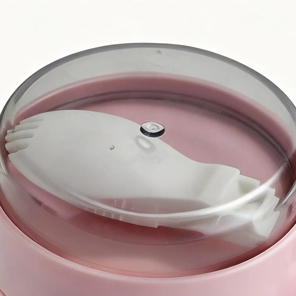 500ml Portable Breakfast Cup with Lid & Foldable Spoon | Leakproof