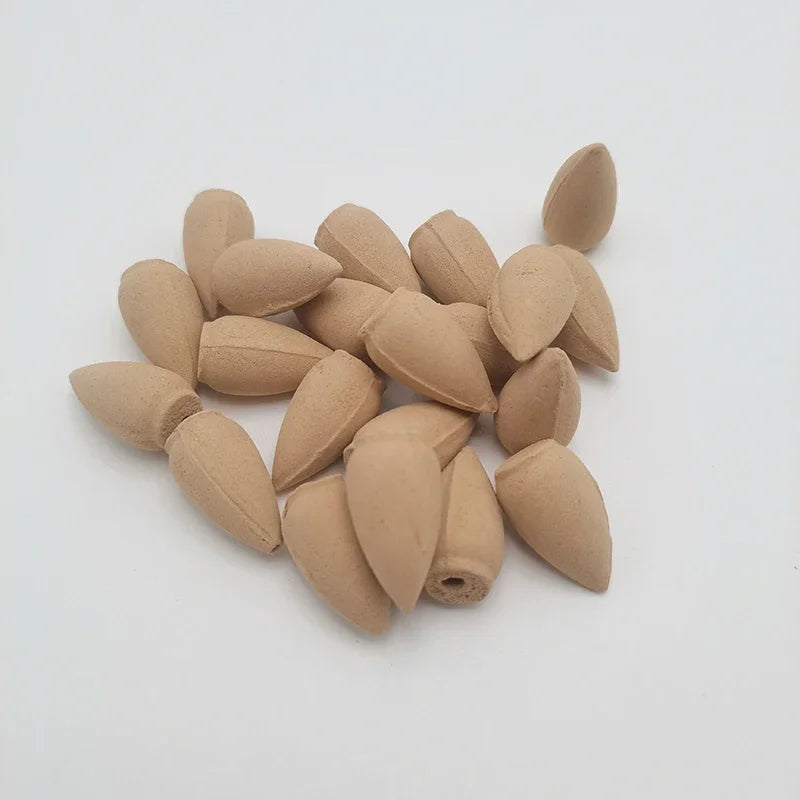 100/200/500 Pieces Backflow Incense Cones Mixed Natural Scent Waterfall inciensos Cones Tower Incense Backflow Incense Bullet Oasis Select sandalwood 200pcs