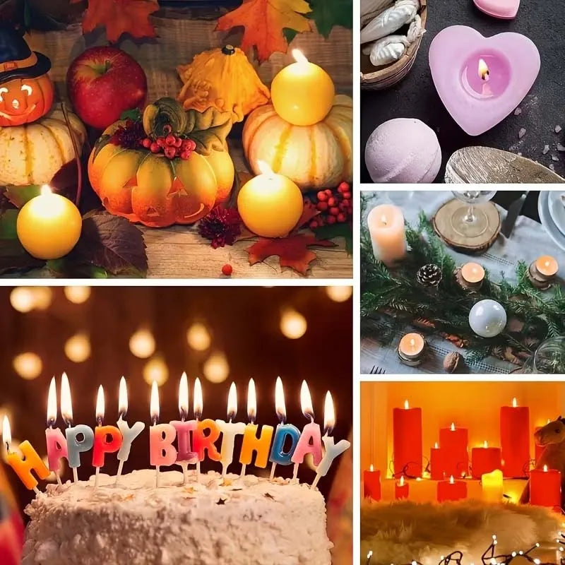 1Roll Cotton Candle Wick Roll,2 Metal Holders,60 Stickers 100Pcs Metal Candle Wick Sustainer Tabs for DIY Craft Candle Making Oasis Select