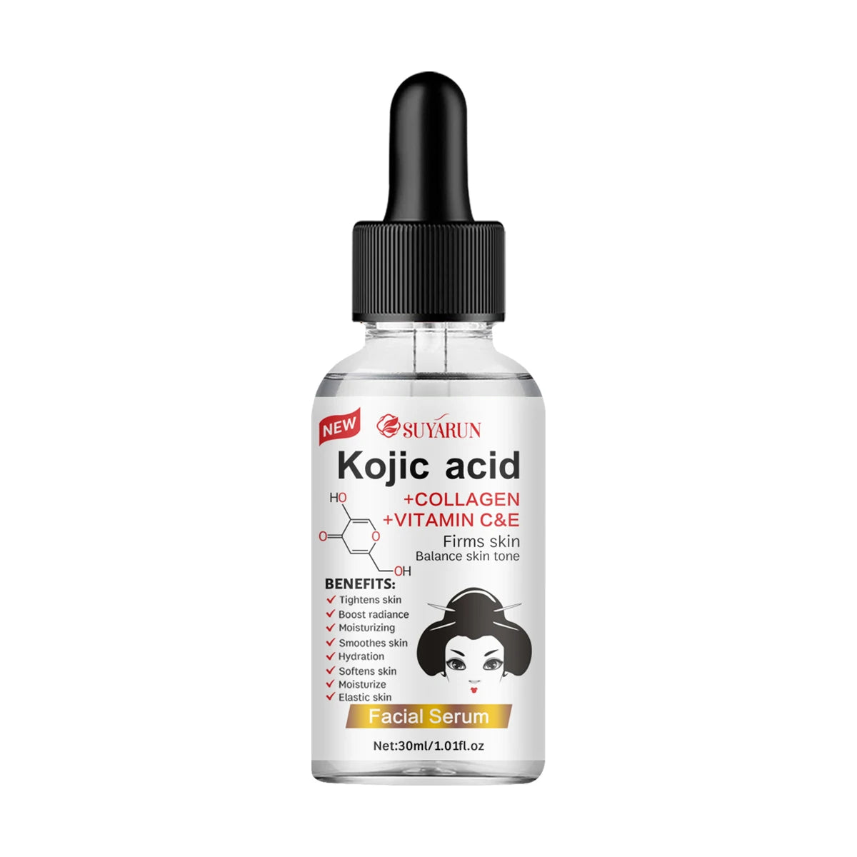 SUYARUN Propolis Vitamin E & Kojic Acid Brightening Face Serum Brightening Face Serum Oasis Select 30ml