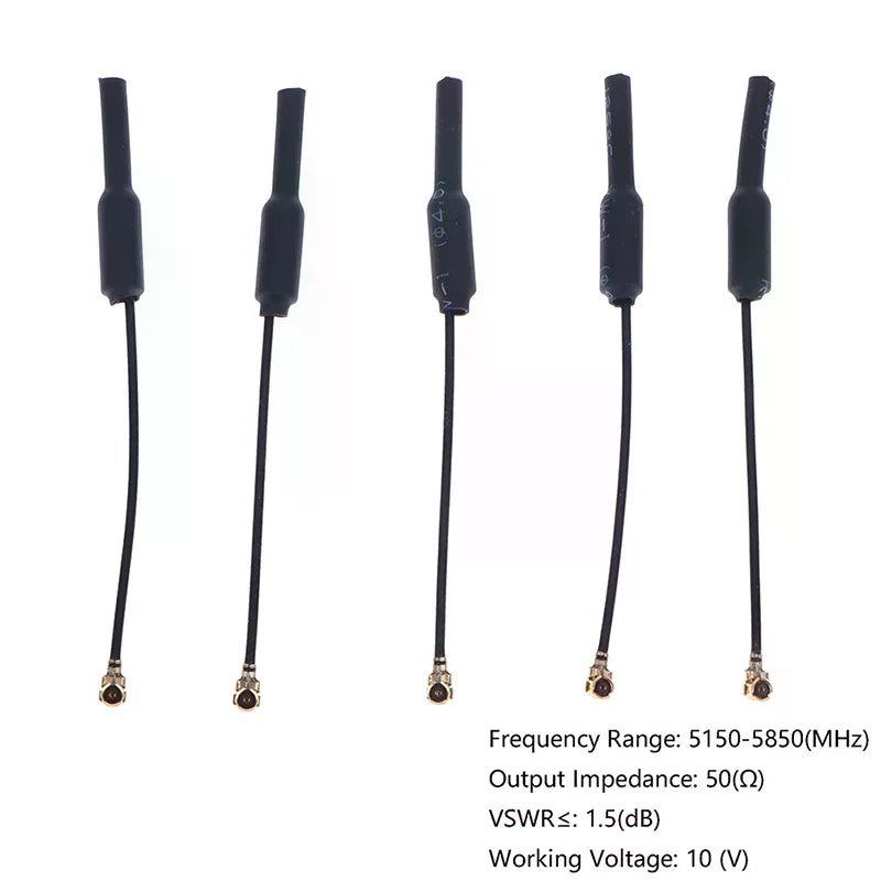 5.8G 3DB UFL IPEX Omni Directional Brass Soft FPV Antenna for RC FPV Quadcopter Racing Freestyle Drones DIY Parts Oasis Select