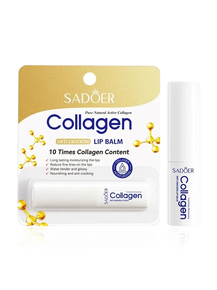 Sadoer Collagen Lip Balm – Moisturizing & Brightening Lip Care Collagen Lip Balm Oasis Select