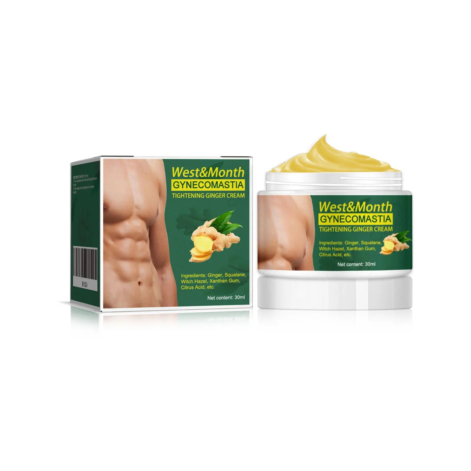 Men's Chest Firming Cream – Lightweight Daily Nourishing Formula Men's Body Cream Oasis Select 1pc