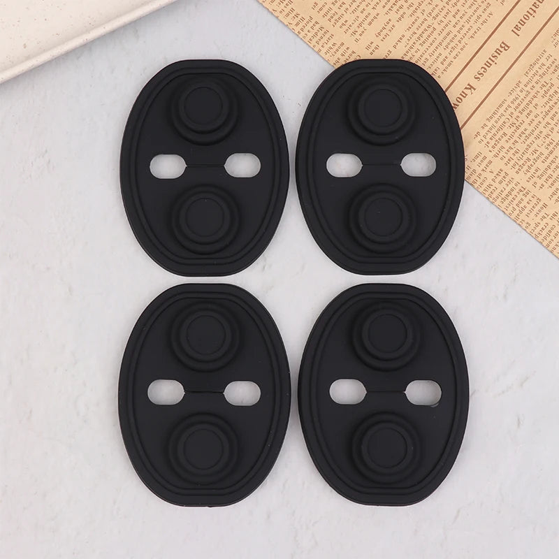 2/4Pcs Car Door Closing Shockproof Pad Silicone Cushion Mute Shock Absorber Protective Covers Car Accessories Oasis Select B1
