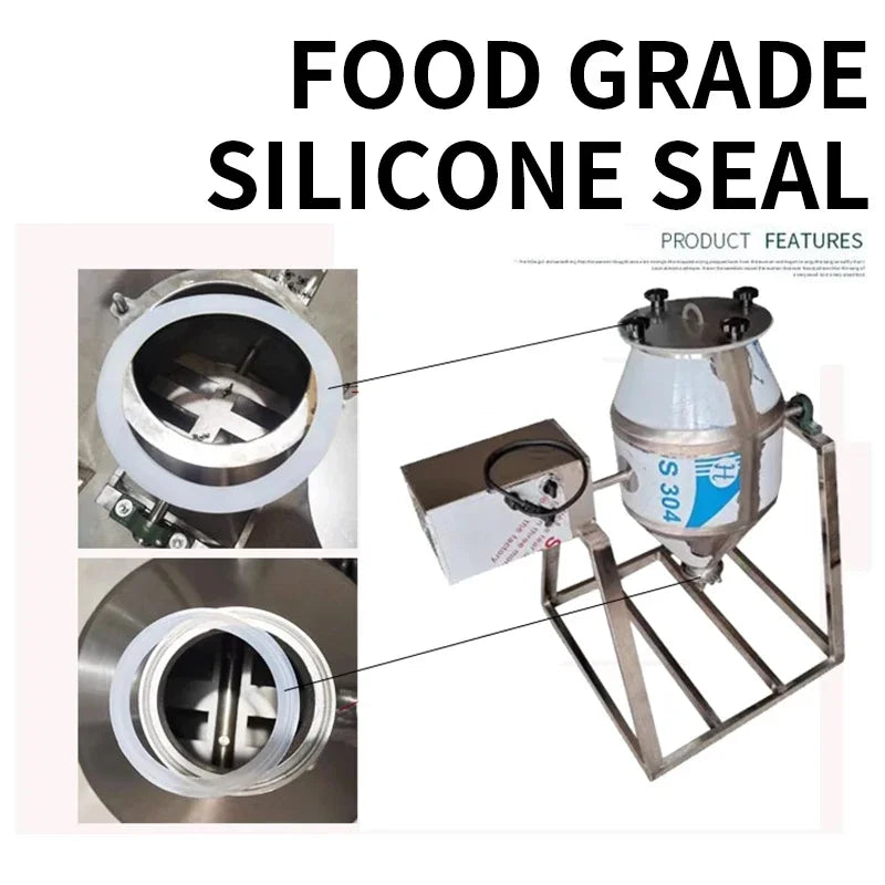 Stainless Steel Powder Mixer 10L & 15L – Manual & Electric