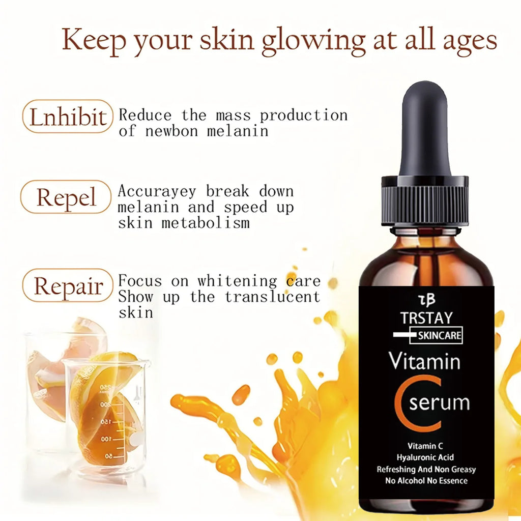 TRSTAY Vitamin C & Hyaluronic Acid Brightening Facial Serum