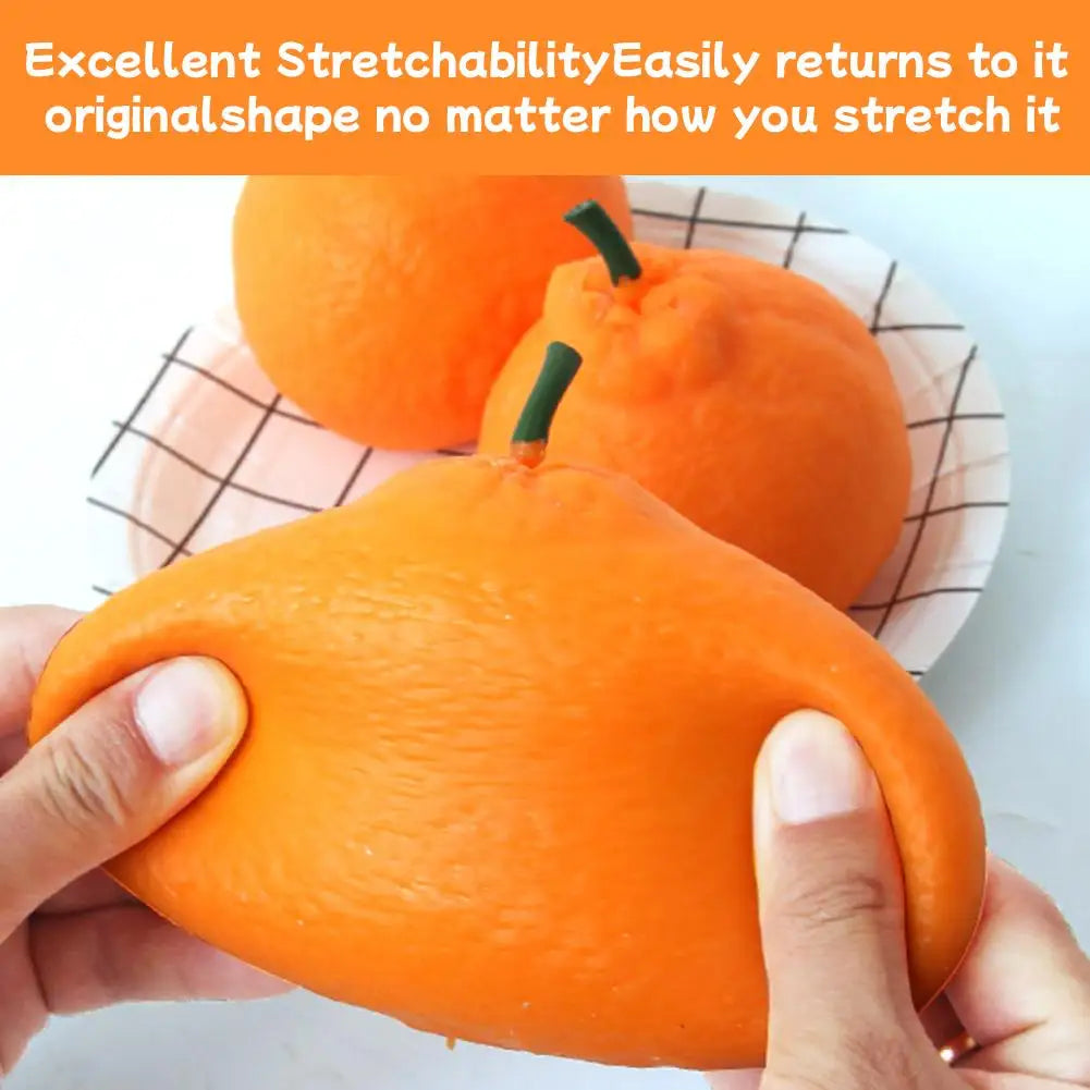 Orange Squeeze Fidget Toy – Stress & Anxiety Relief Sensory