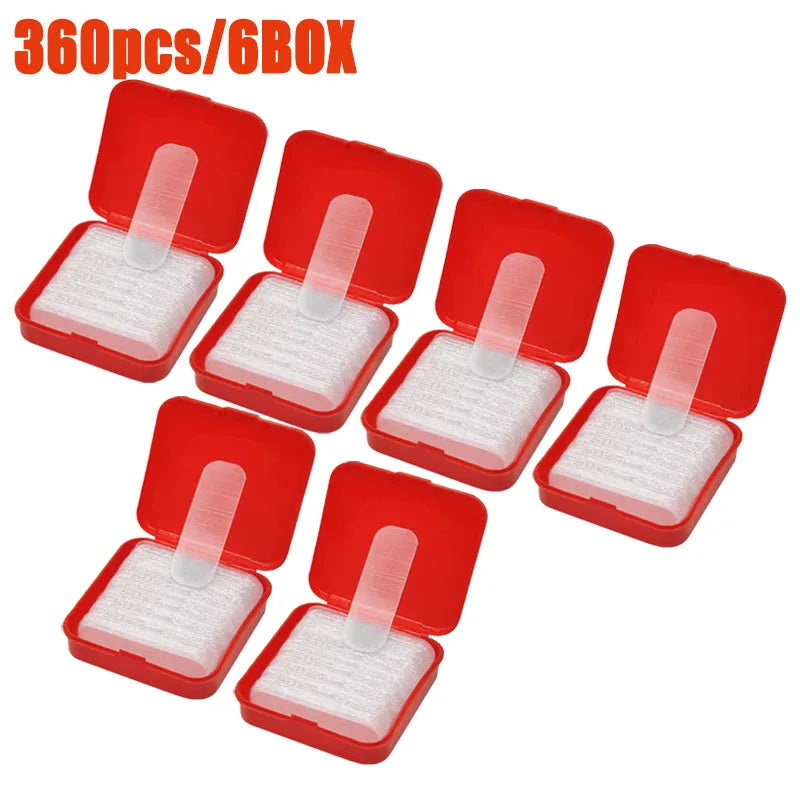 1-10box Double Sided Tape Nano Reusable Super Strong Transparent Wall Sticker Waterproof Widely Used Wall Sticker Oasis Select 6Box (360pcs)