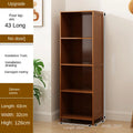 Bookcase Door Multi-layer Storage Rack Seam Cabinet Living Room