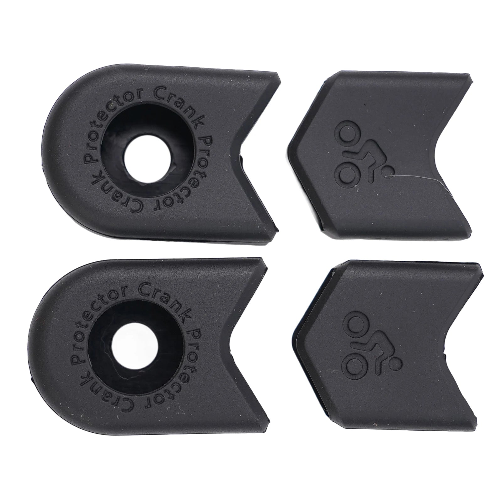 Crankarm Cover Crank Cover Functional High Quality Mountain Bike Silicon Useful Bicycle Case Cover Crankarm Cycle Oasis Select 4pcs Black