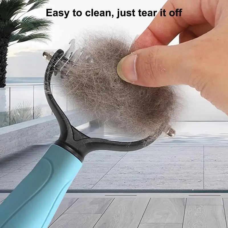 Professional Pet Deshedding Brush 2 Sided Dematting Dog And Cat Hair Remover Grooming Shedding Supplie Oasis Select