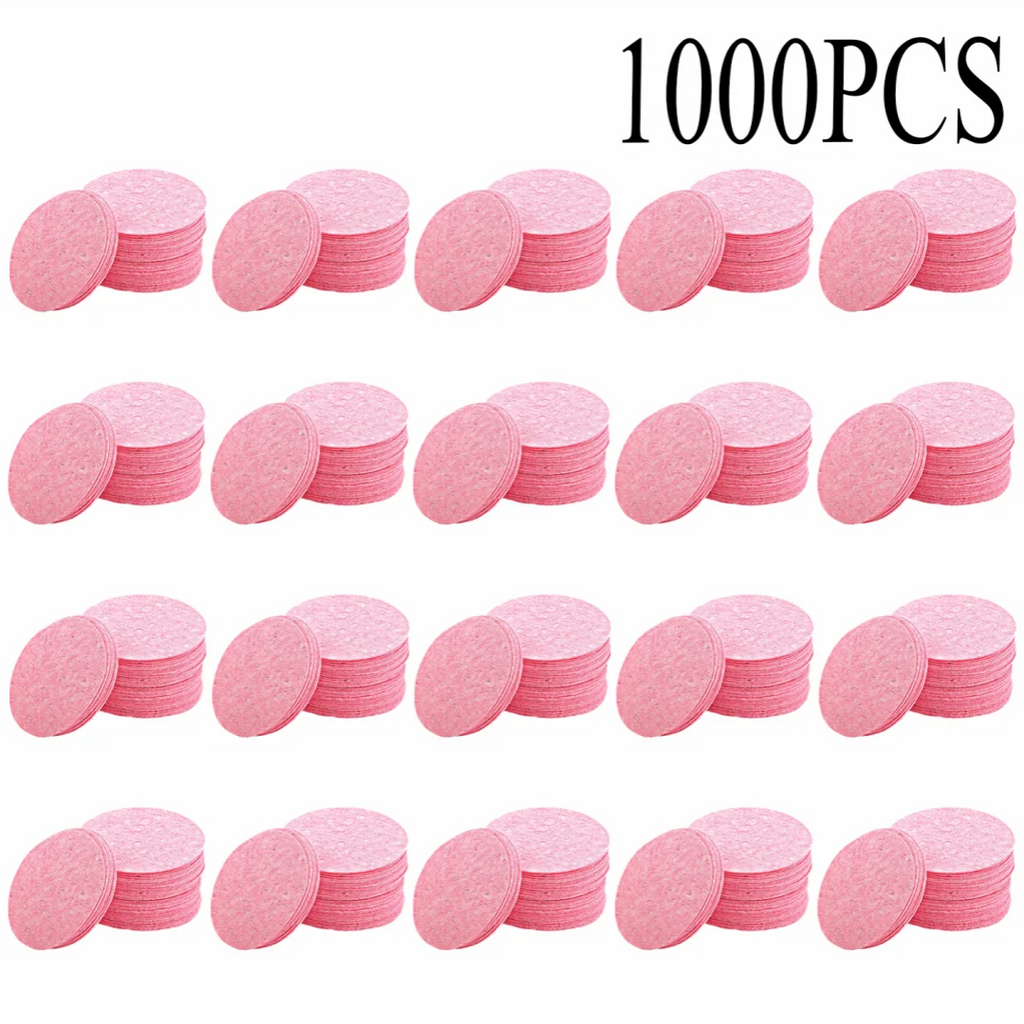 50-1000PCS Compressed Facial Sponge Strong Absorbent Cleansing Pads Latex Free Exfoliating Makeup Sponge Skin Care Sponge