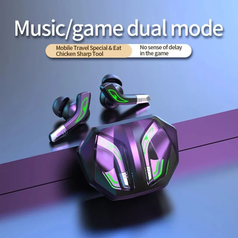 Bluetooth 5.2 TWS Wireless In-ear Earphone Professional High-Quality Low-delay Gaming Music Headphones For Games and Music Oasis Select