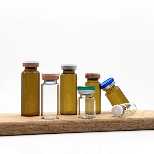 10-Pack Glass Vials 2ml–30ml | Cosmetic Serum & Powder Bottles Glass Cosmetic Vials Oasis Select