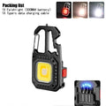 COB Keychain Work Light – 8 Modes 500LM Rechargeable LED